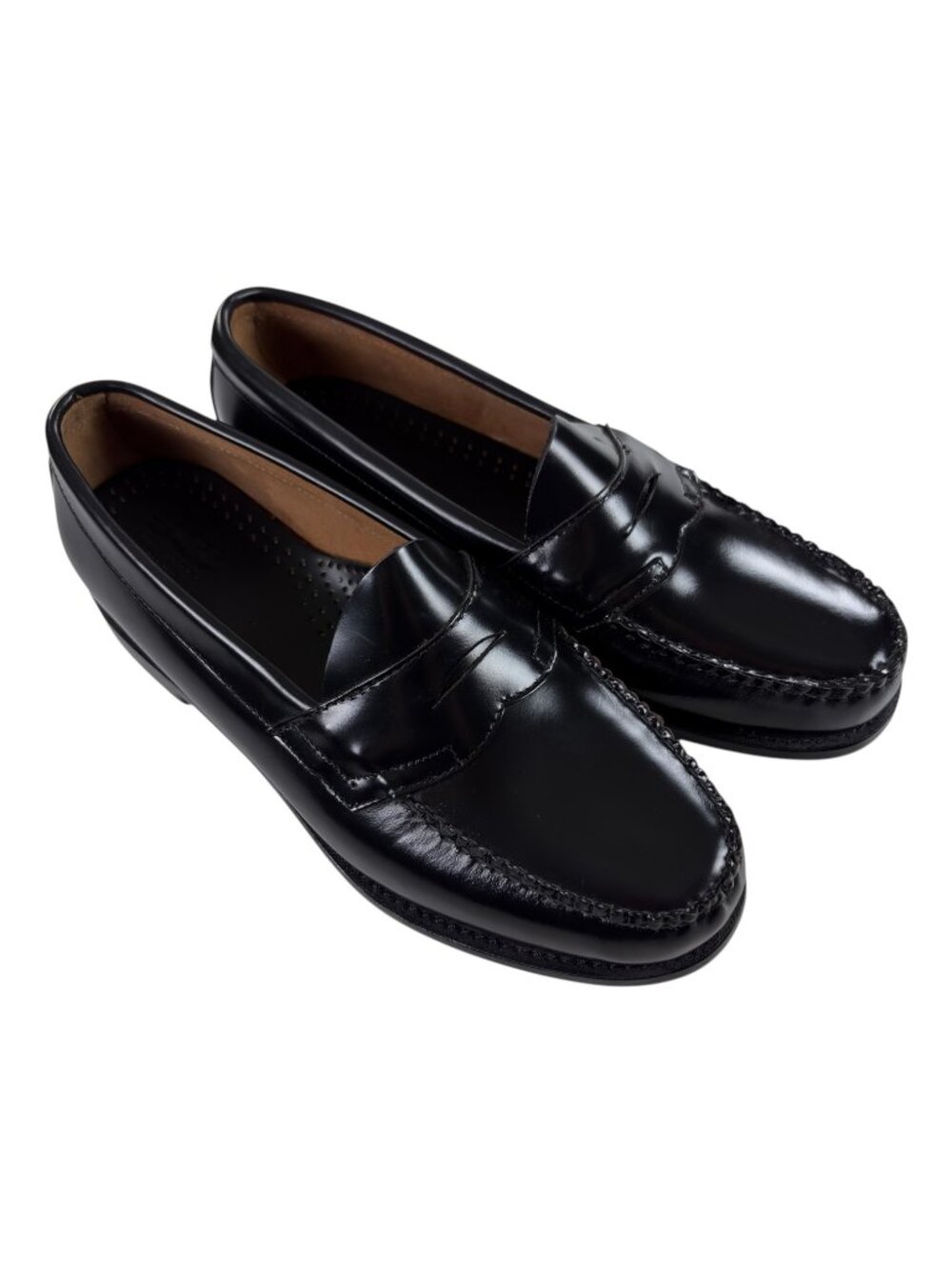 G.H. Bass Co Weejuns Logan Penny Loafers Mens Size 9.5 EEE Black Leather